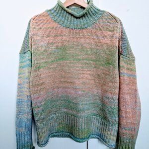 Willa Space-Dyed Turtleneck Sweater
